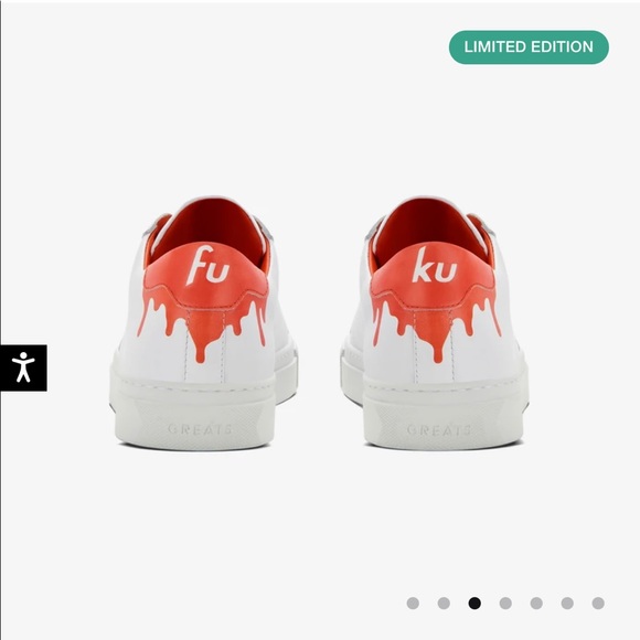 Leather white sneaker - Picture 2 of 7